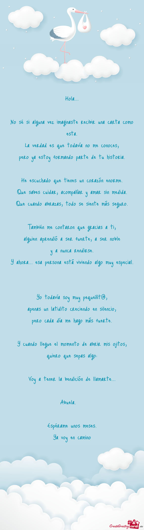 No sé si alguna vez imaginaste recibir una carta como esta