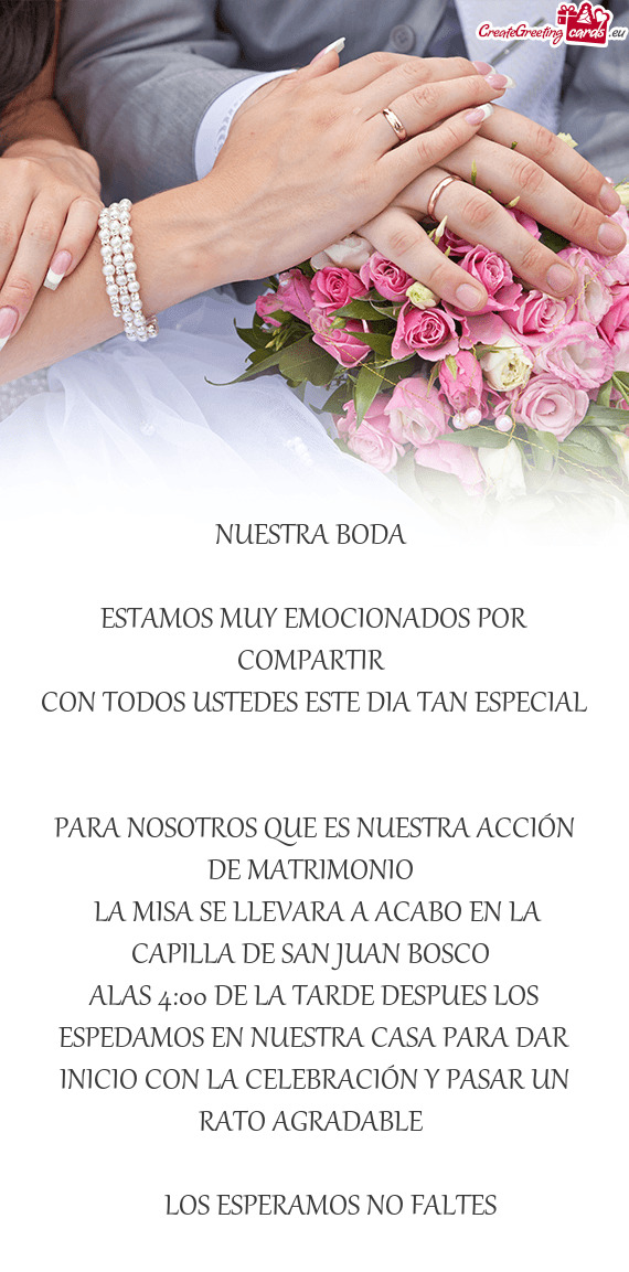 NUESTRA BODA