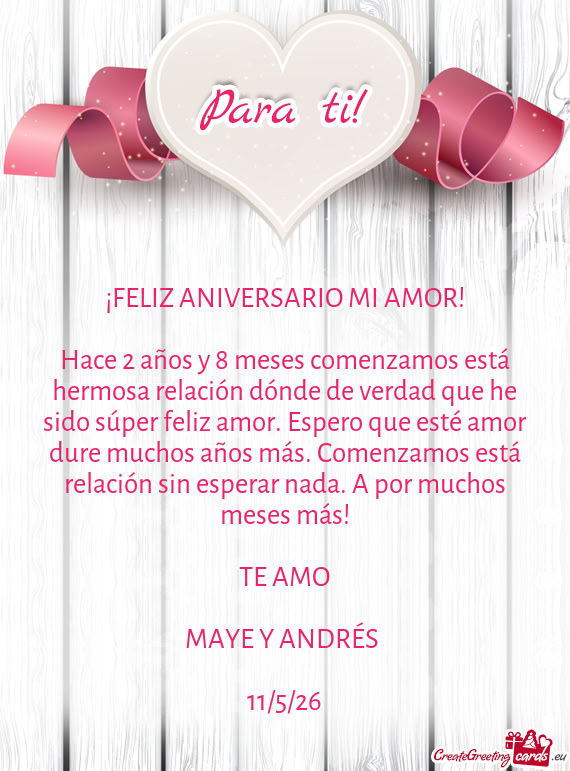 Or muchos meses más