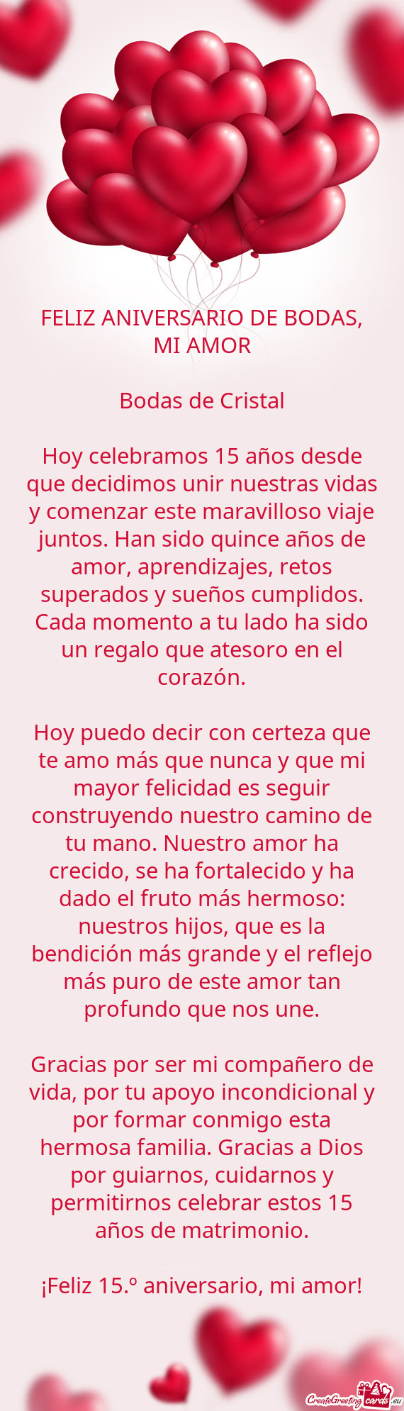 Oso: nuestros hijos, que es la bendición más grande y el reflejo más puro de este amor tan profun