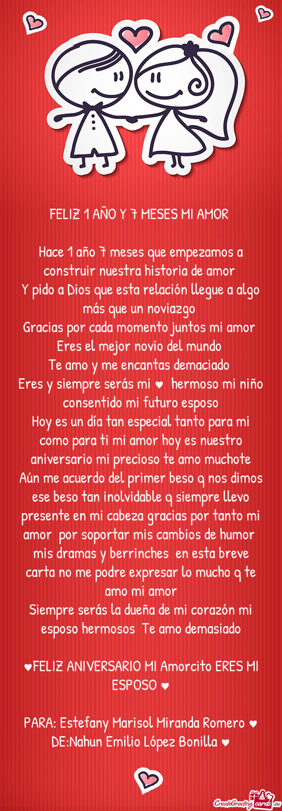 PARA: Estefany Marisol Miranda Romero ♥