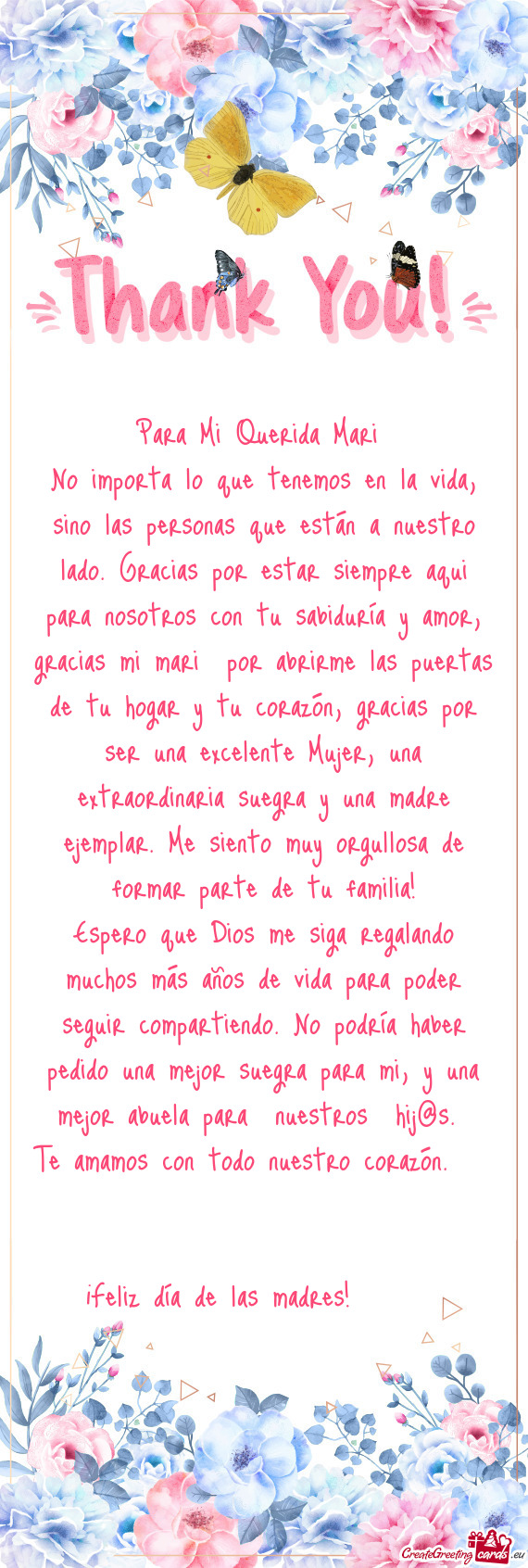 Para Mi Querida Mari