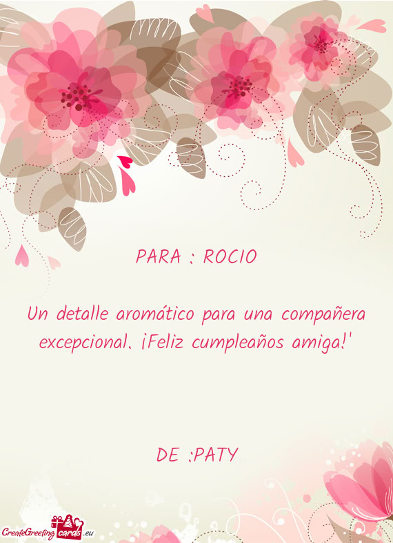 PARA : ROCIO