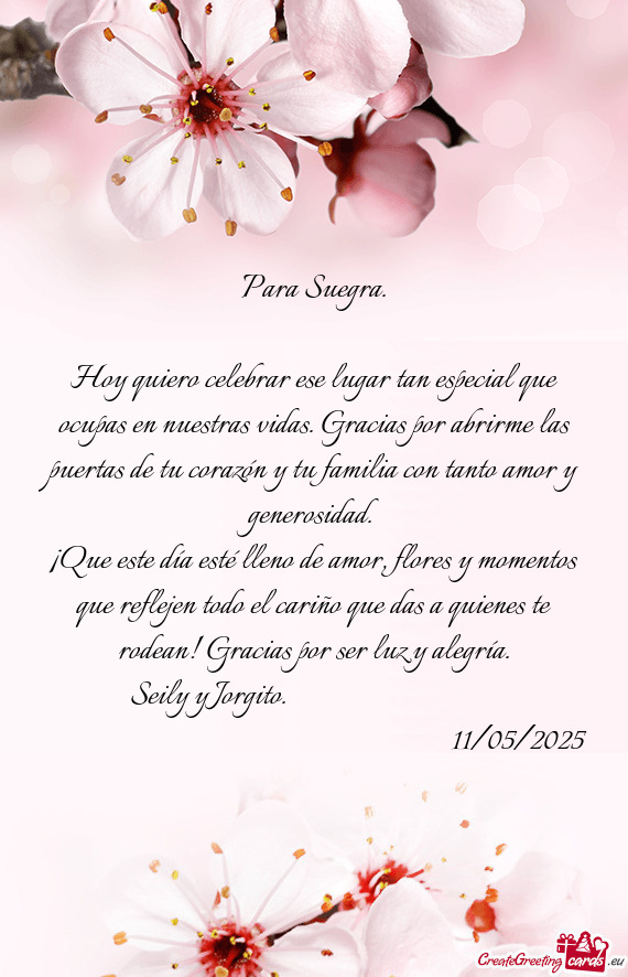 Para Suegra