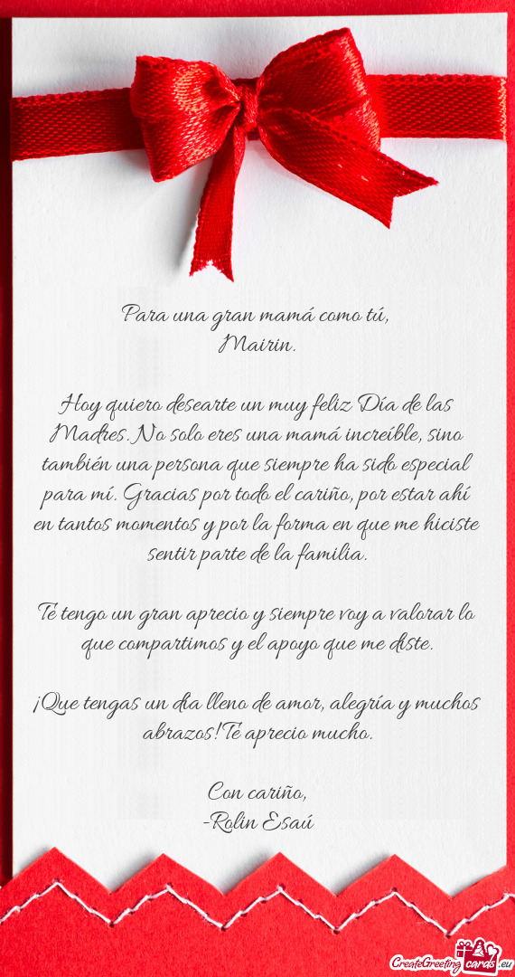 Para una gran mamá como tú