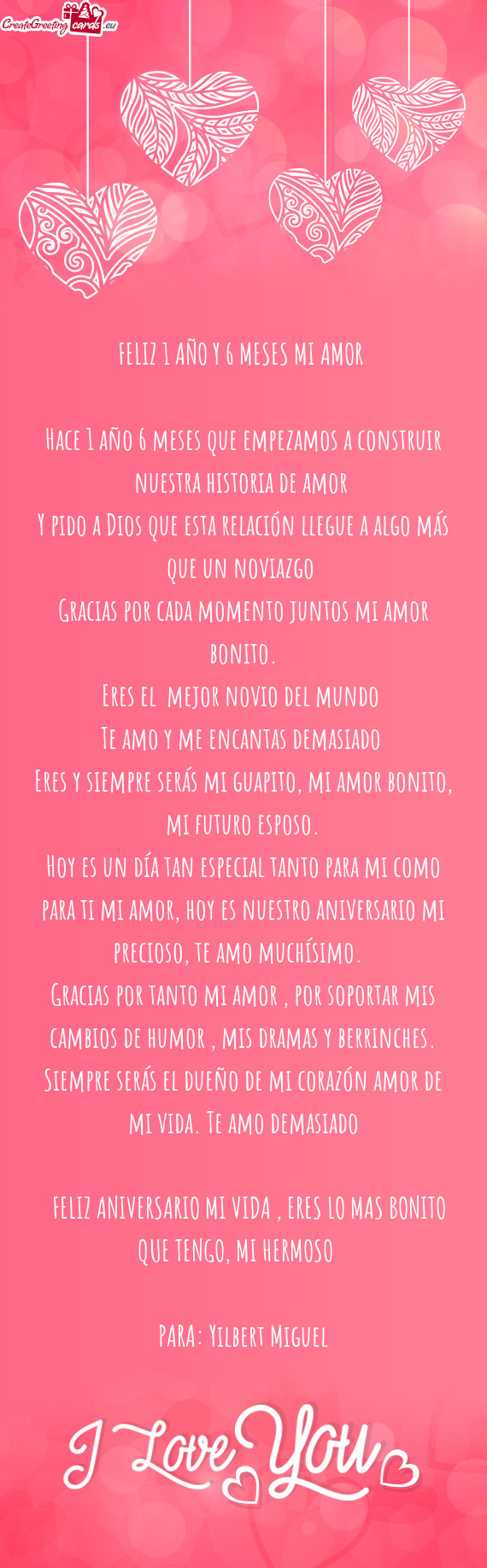 PARA: Yilbert Miguel