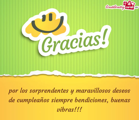 Por los sorprendentes y maravillosos deseos de cumpleaños siempre bendiciones, buenas vibras