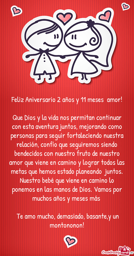 Que Dios y la vida nos permitan continuar con esta aventura juntos, mejorando como personas para seg
