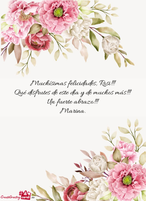 Qué disfrutes de este día y de muchos más