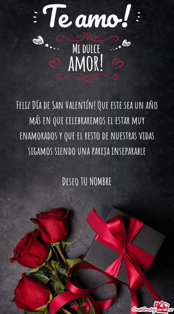 Que el resto de nuestras vidas sigamos siendo una pareja inseparable