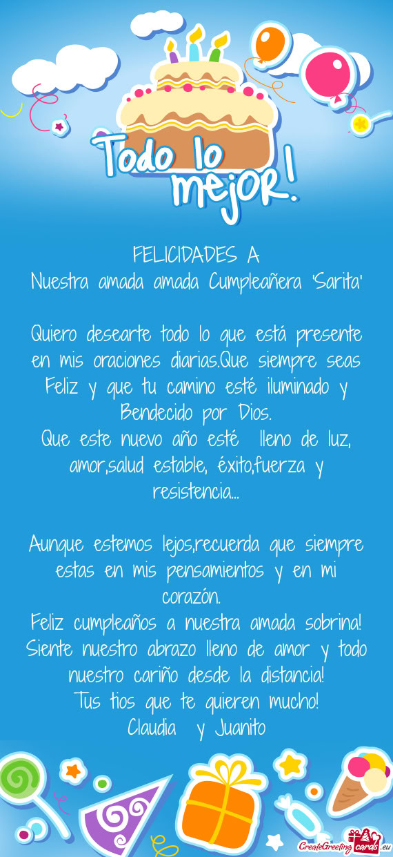 Que este nuevo año esté lleno de luz, amor,salud estable, éxito,fuerza y resistencia