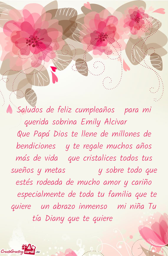 Que Papá Dios te llene de millones de bendiciones 🙏y te regale muchos años más de vida 💝que