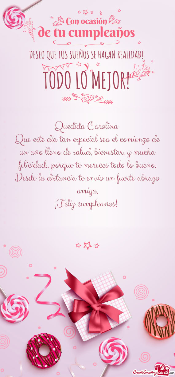 Quedida Carolina