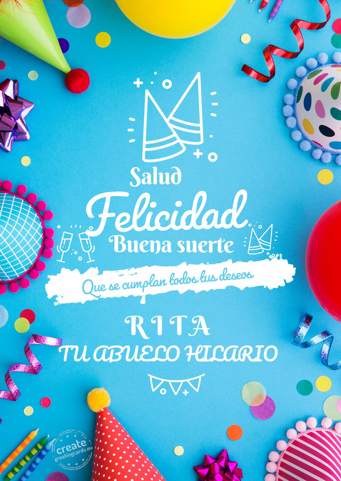 R I T A TU ABUELO HILARIO