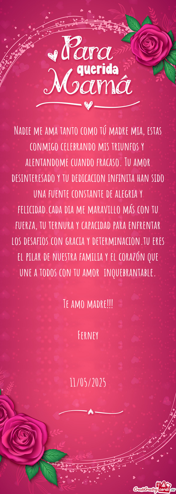 Racaso. Tu amor desinteresado y tu dedicacion infinita han sido una fuente constante de alegria y fe