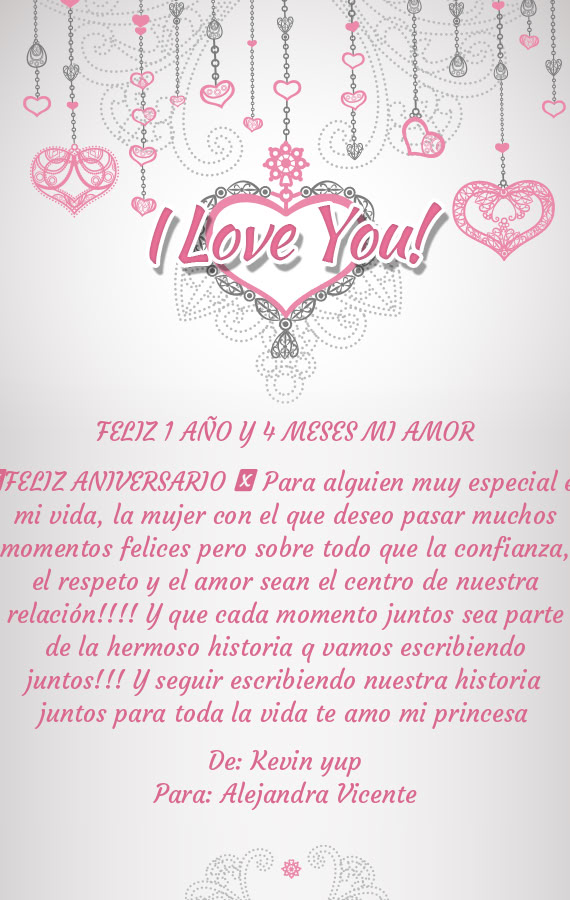 Relación!!!! Y que cada momento juntos sea parte de la hermoso historia q vamos escribiendo juntos