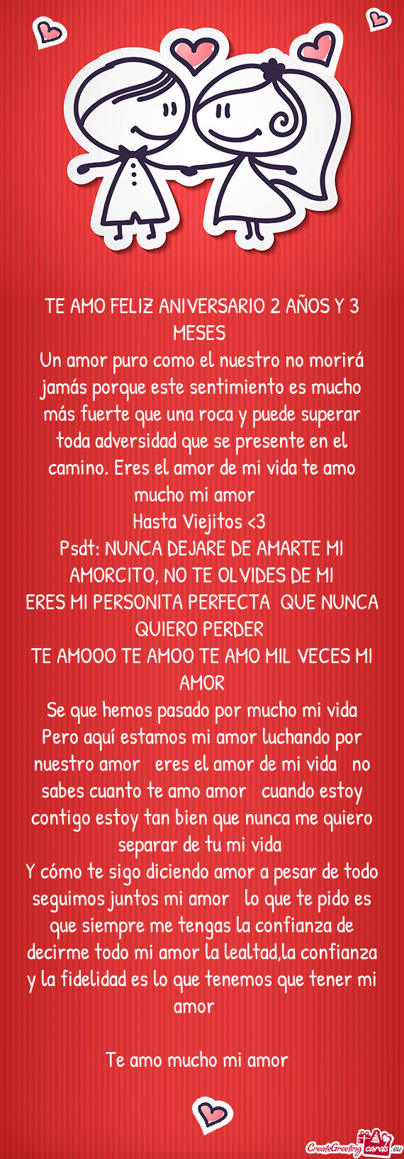 Roca y puede superar toda adversidad que se presente en el camino. Eres el amor de mi vida te amo mu