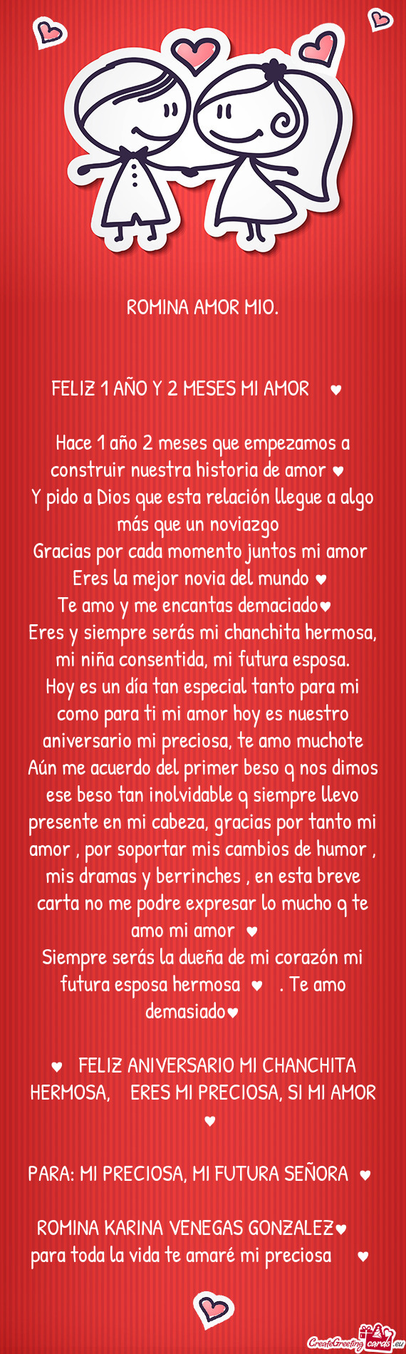 ROMINA AMOR MIO