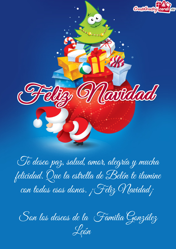 S esos dones. ¡Feliz Navidad¡