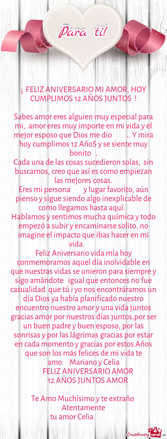 Sabes amor eres alguien muy especial para mi,🥰 amor eres muy importe en mi vida y el mejor esposo