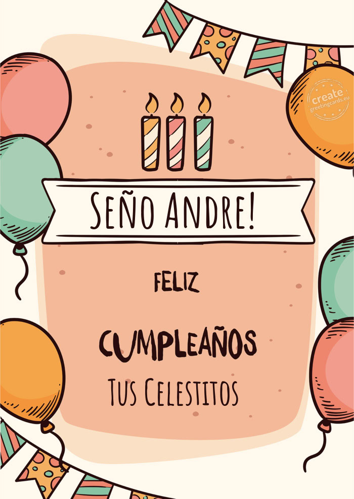 Seño Andre! Tus Celestitos