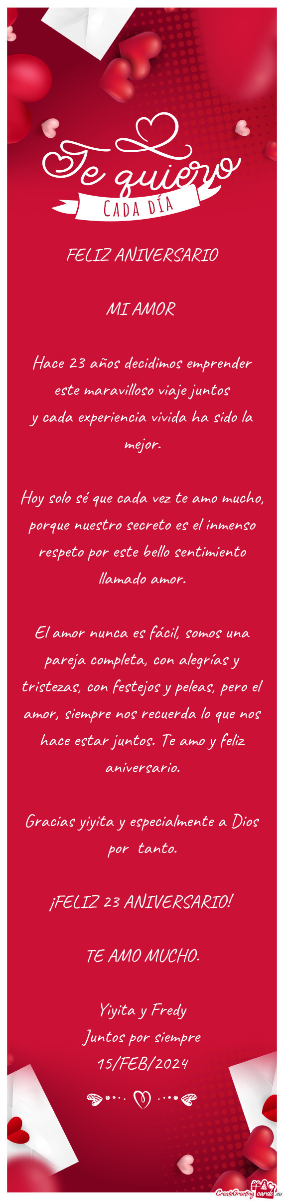 Sentimiento llamado amor