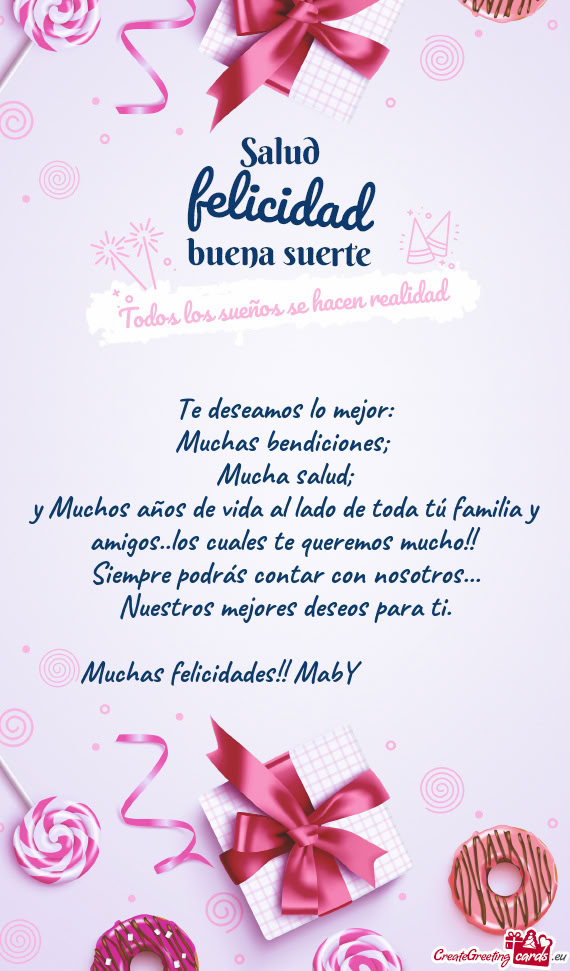 Siempre podrás contar con nosotros
