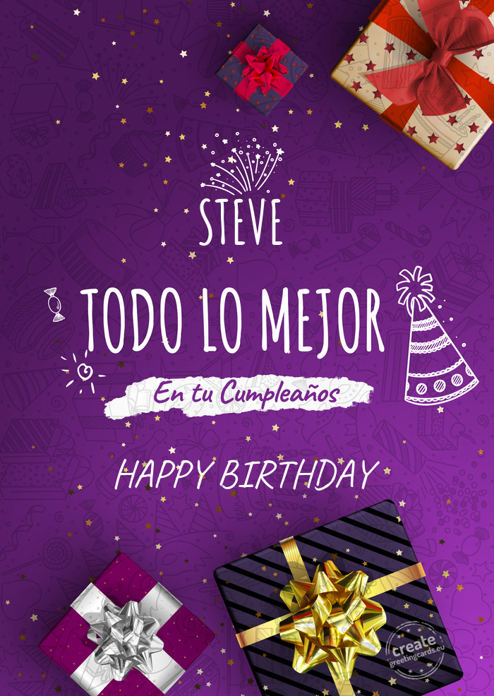 STEVE HAPPY BIRTHDAY