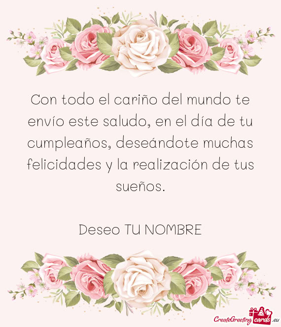 Sueños. Deseo