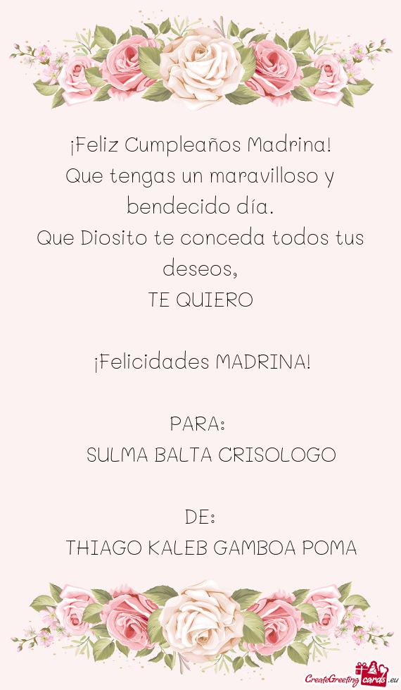 SULMA BALTA CRISOLOGO DE