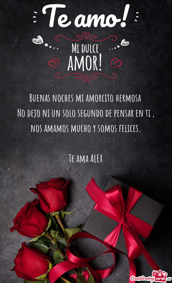 Te ama ALEX