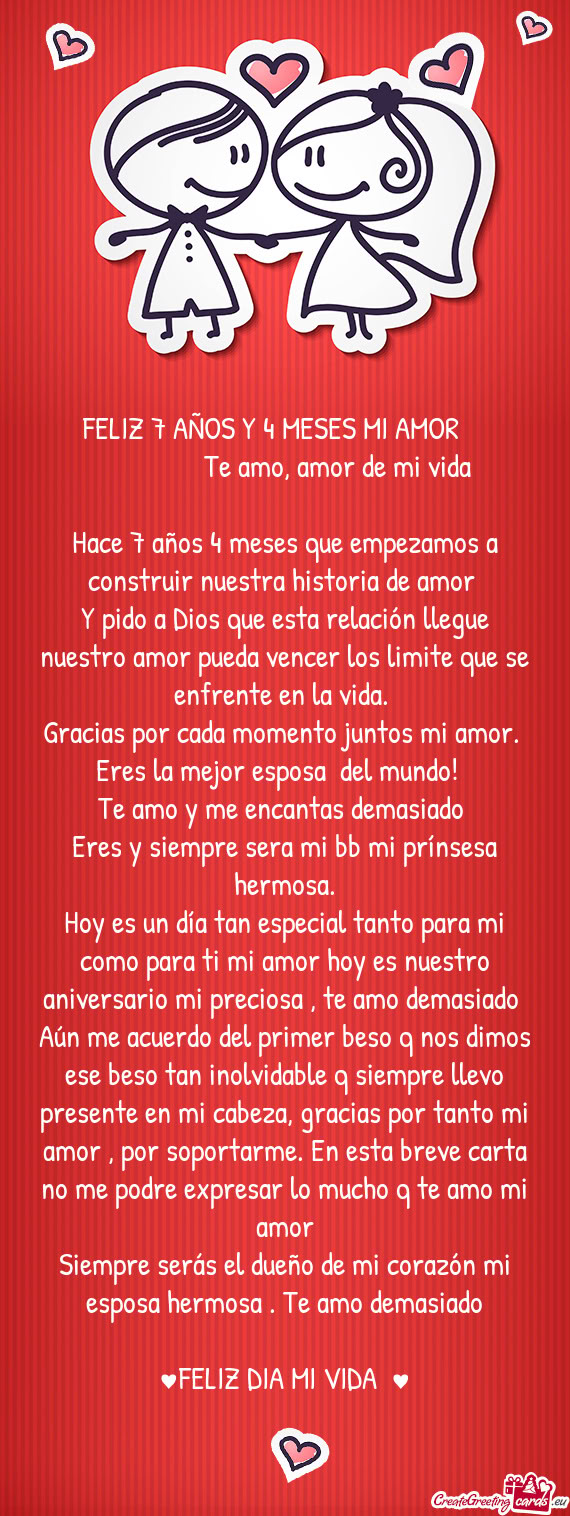 Te amo, amor de mi vida 🧧