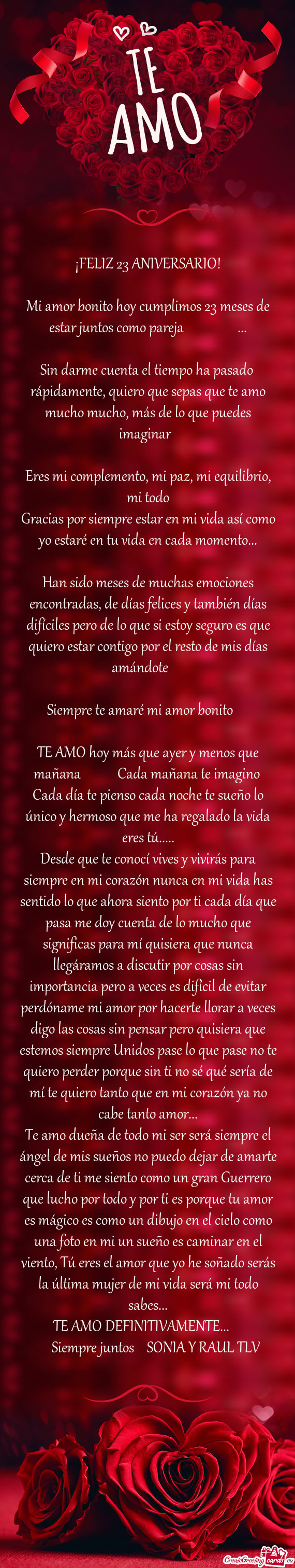 TE AMO hoy más que ayer y menos que mañana 😍❣️❤️Cada mañana te imagino