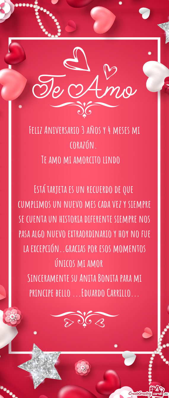 Te amo mi amorcito lindo 🤩