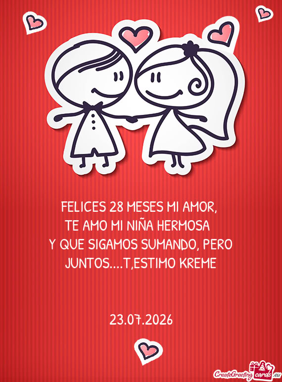 TE AMO MI NIÑA HERMOSA 💞