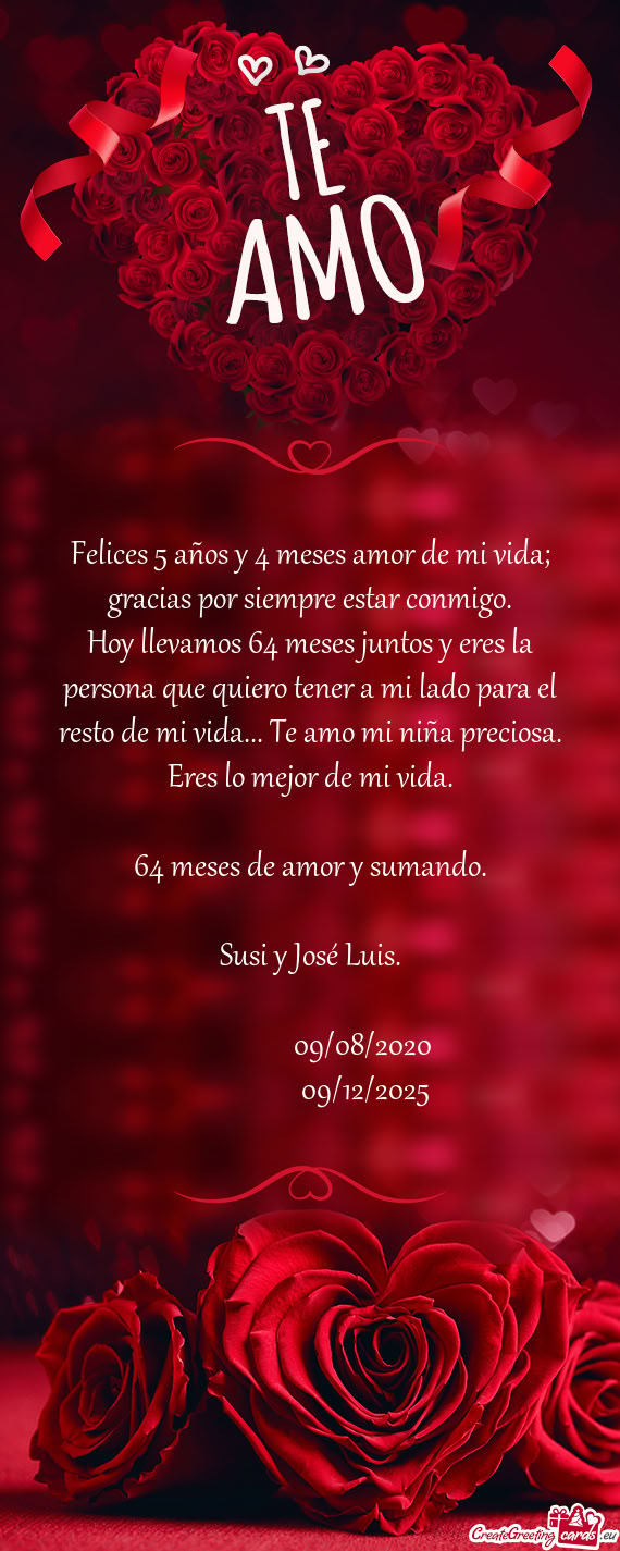 Te amo mi niña preciosa