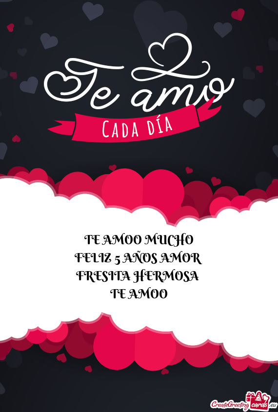 TE AMOO MUCHO