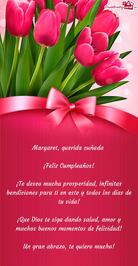 ¡Te deseo mucha prosperidad, infinitas bendiciones para ti en este y todos los días de tu vida