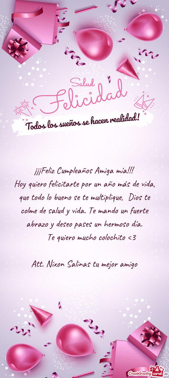 Te quiero mucho colochito <3