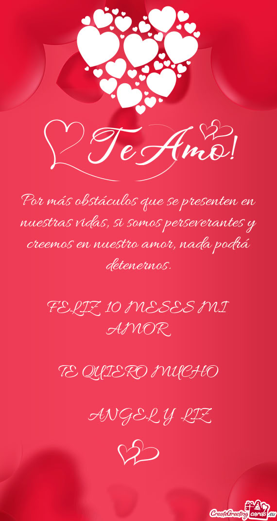 TE QUIERO MUCHO ❣️