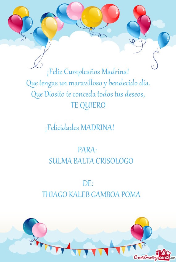 TE QUIERO