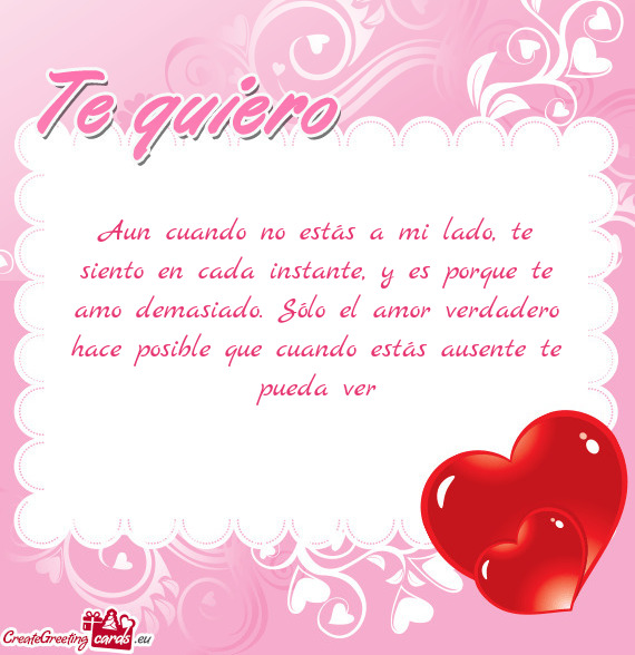 Te siento en cada instante