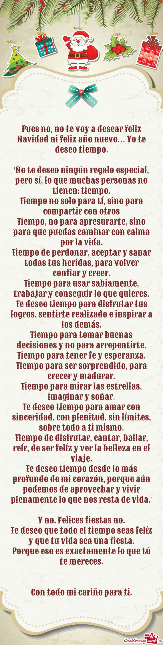 Tiempo no solo para tí, sino para compartir con otros