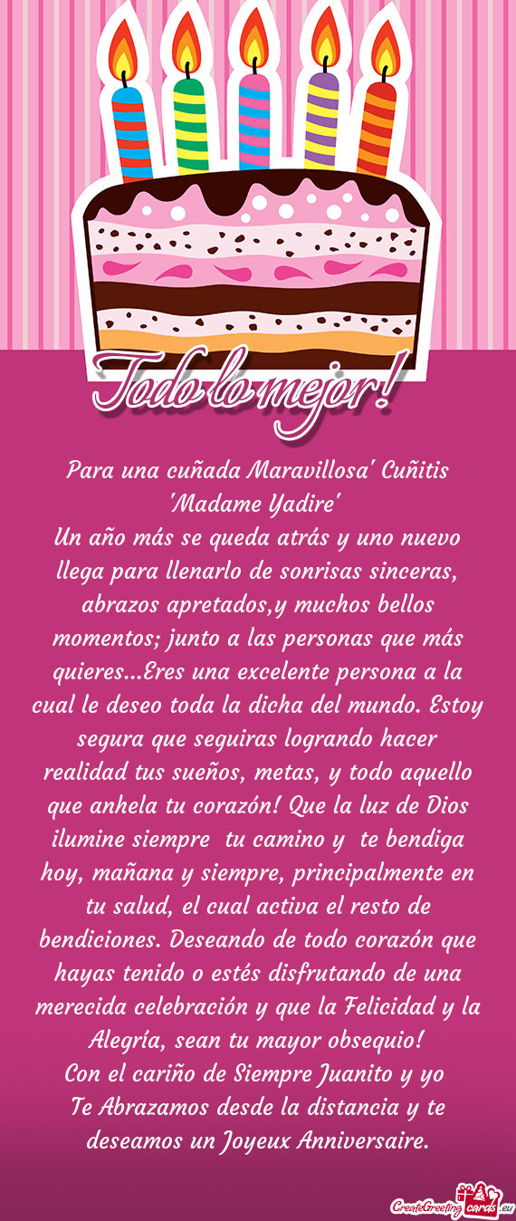 Un año más se queda atrás y uno nuevo llega para llenarlo de sonrisas sinceras, abrazos apretados