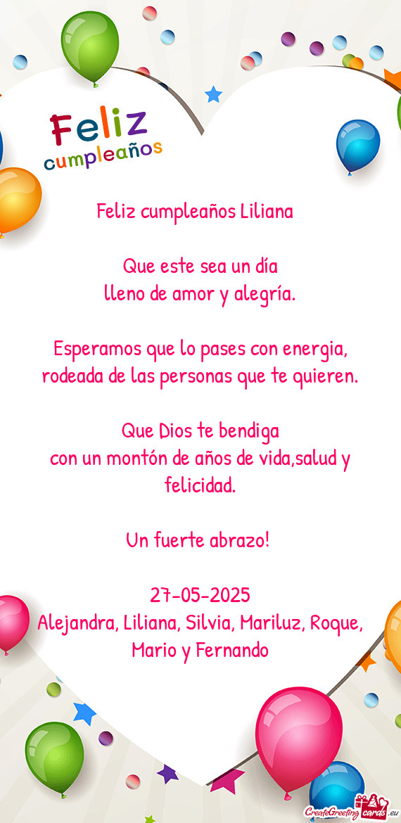 Un fuerte abrazo!💙