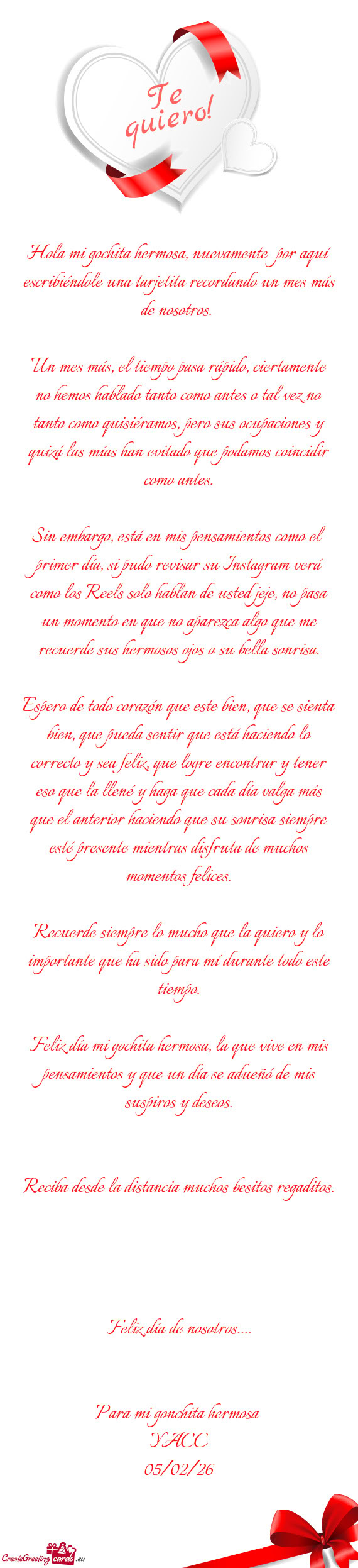 Un mes más, el tiempo pasa rápido, ciertamente no hemos hablado tanto como antes o tal vez no tant