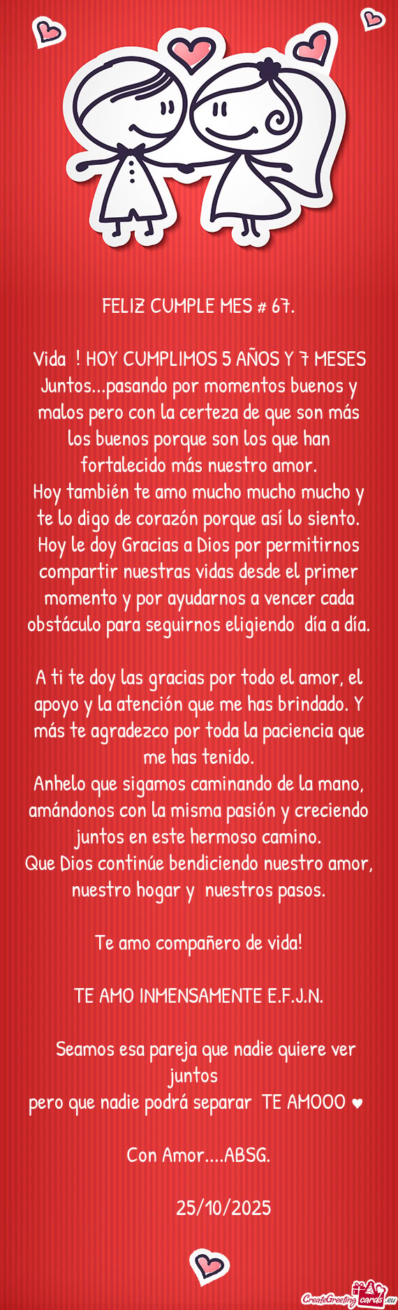Vida❤️! HOY CUMPLIMOS 5 AÑOS Y 7 MESES Juntos...pasando por momentos buenos y malos pero con la