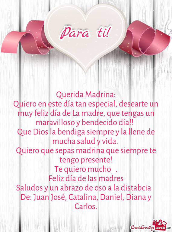 Y bendecido día!! 💕