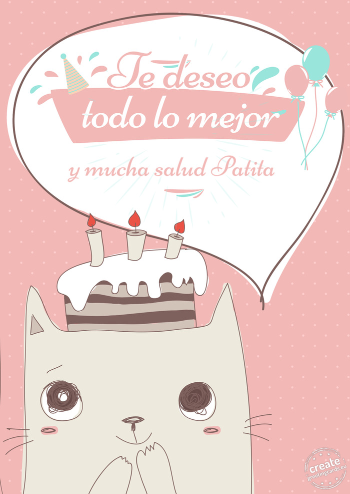 Y mucha salud Patita