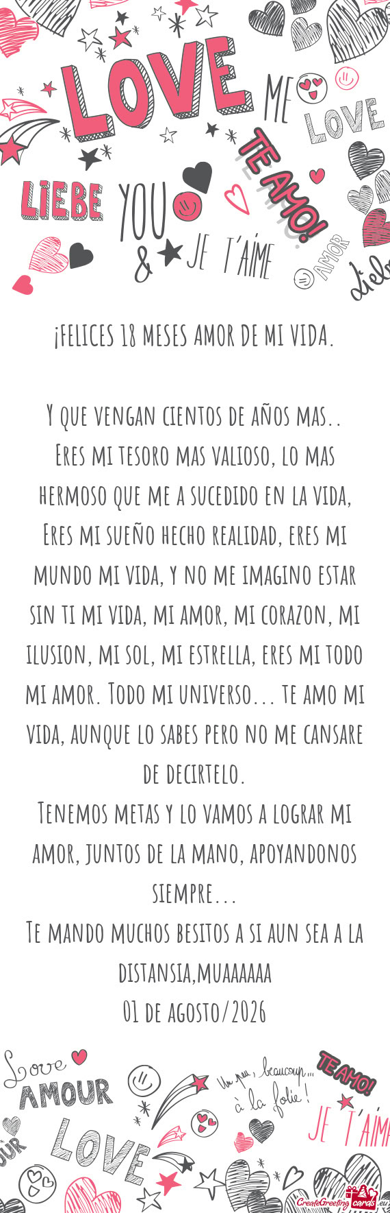 Y que vengan cientos de años mas